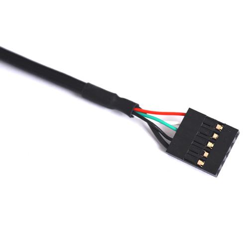 工厂定制2.54杜邦端子线usb-5p信号传输连接线带屏蔽按键板扩展线